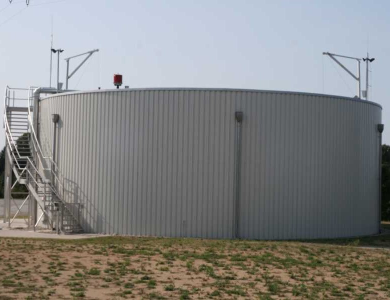 Nachgärer auf der <Br>Kläranlage Grevesmühlen